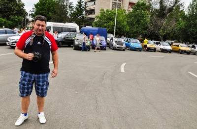 Rondul Maior Coravu, fostul loc de intalnire, inainte de sedinta foto de la Pustnicu.