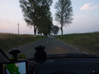 "on route" spre Murighiol